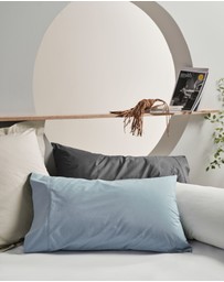 Linen House - Vienna 300TC Cotton Percale Standard Pillowcase