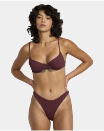 RVCA - Womens Chevy Grooves 90s Underwire Bikini Top