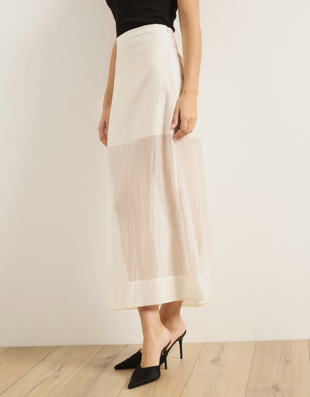 Atmos&Here - Lola Organza Sheer Maxi Skirt