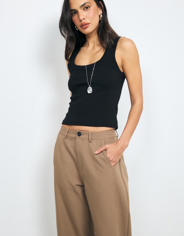 AERE - Brody Tailored Barrel Leg Pants