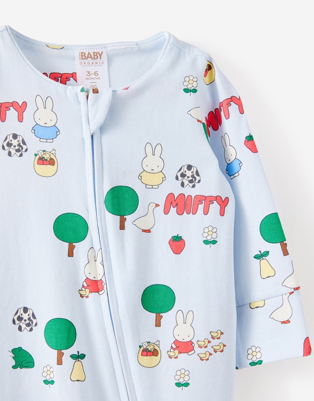Cotton On Kids - Growie Long Sleeve Zip Romper - License