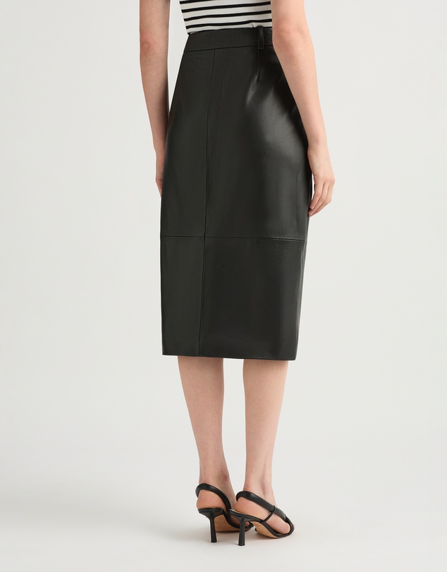 David Lawrence - Emmanuel Leather Skirt