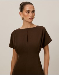 Tussah - Alex Boat Neck Midi Dress