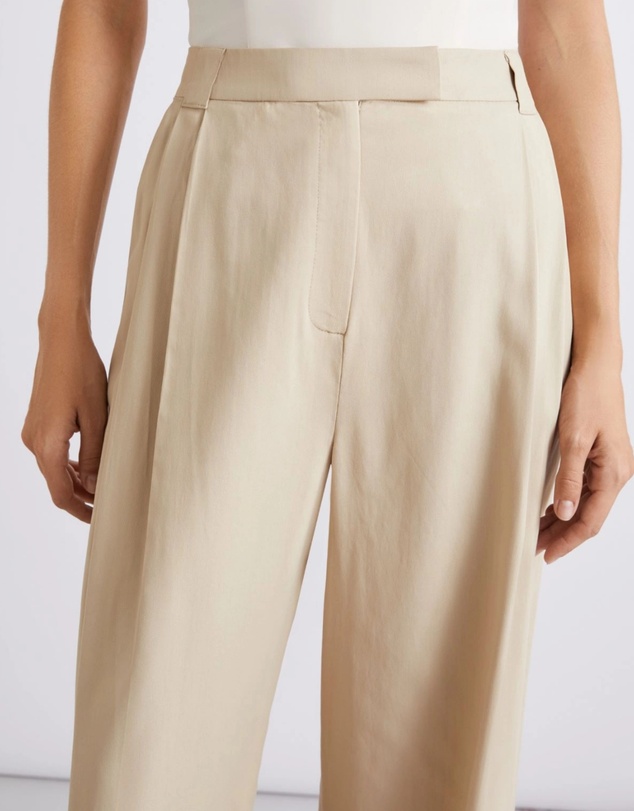 Marella - Twill Wide-Leg Trousers