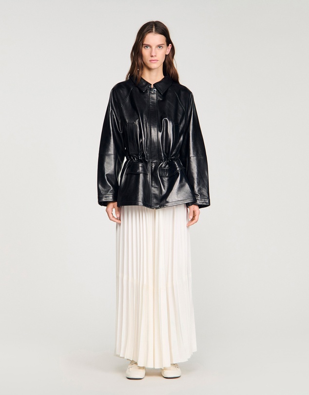 Sandro - Ashley Leather Jacket
