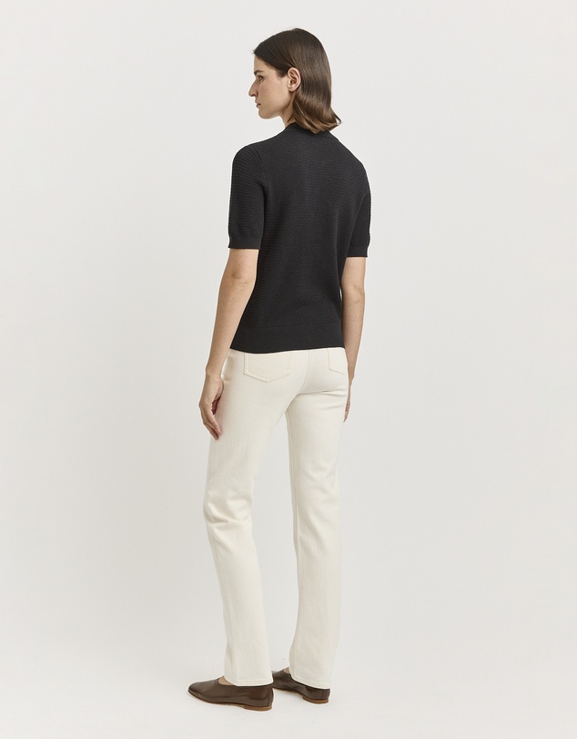 Toorallie - Grain Stitch Button Polo