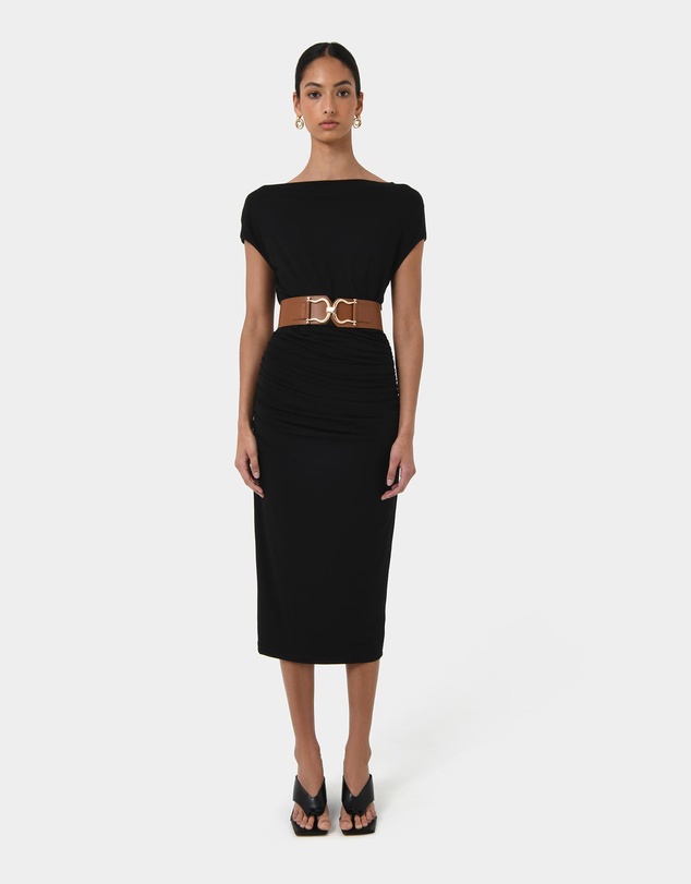Forcast - Mia Ruched Jersey Dress