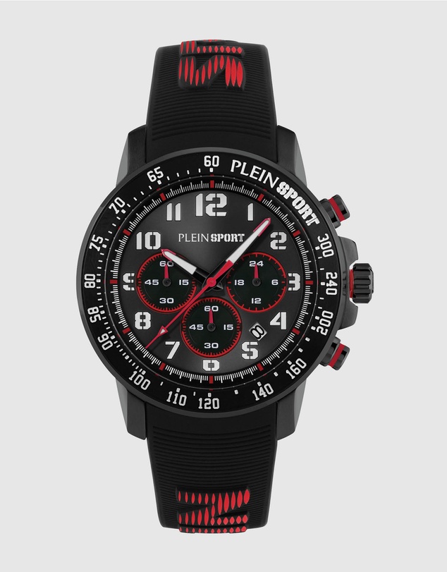 Plein Sport - CHRONORACE 45mm IP Black Chronograph Watch