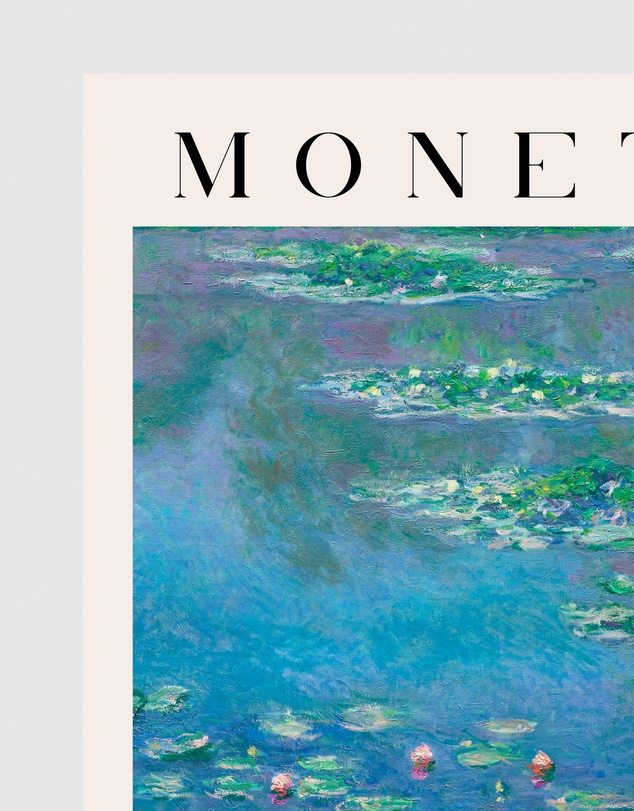 Inka Arthouse - Water Lilies by Claude Monet Art Print
