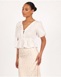 Petal & Pup - Pippi Top - Cloud White