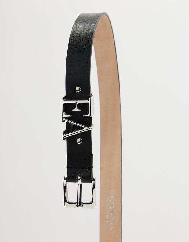 Emporio Armani - Cintura Primo Fianco Vitello Soft - Tongue Belt Leather Soft