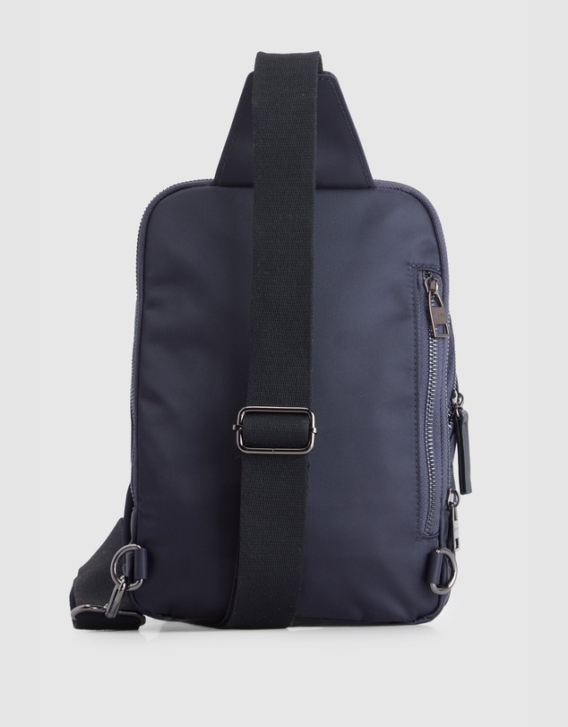 Evity - Finn Nylon/Leather Trim Sling Bag