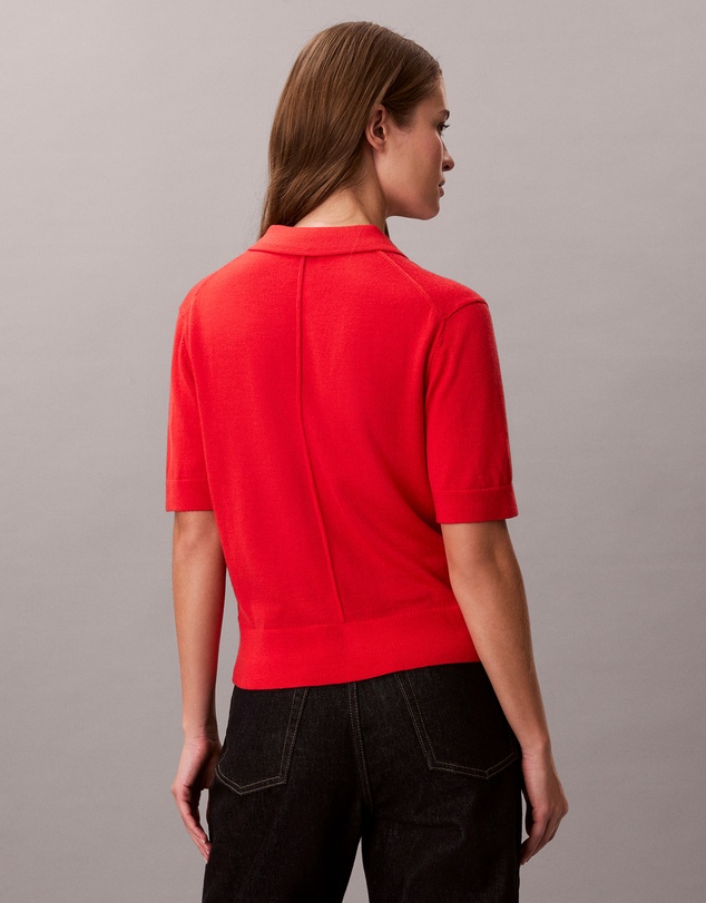 Calvin Klein - Merino Wool Polo Jumper