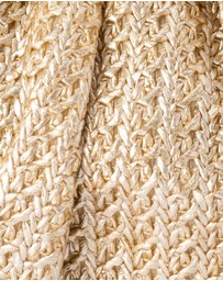 Olga Berg - Stevie Pleated Woven Clutch