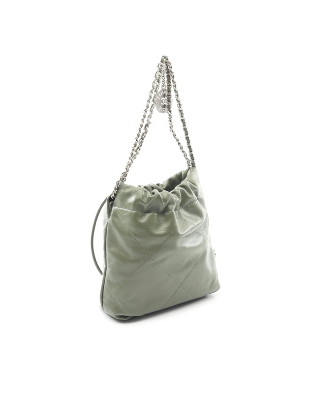 Pre-Loved by Azura Reborn - Pre-Loved Mini Shiny Calfskin 22 Handbag
