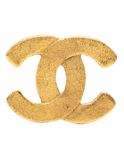 Pre-Loved by Azura Reborn - Pre-Loved Gold Plated CC Brooch