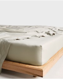 Linen House - Vienna 300TC Cotton Percale Sheet Set 50cm