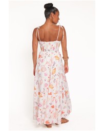 Petal & Pup - Bairbre Maxi Dress - Pink Beach Print