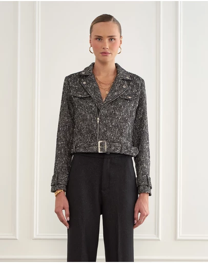 Aqua Blu Australia - Nyx Francis Biker Jacket