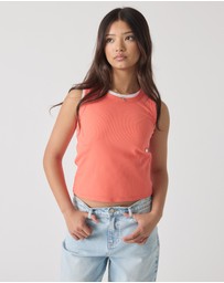 Decjuba Kids - Harper Logo Tank - Teens