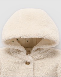 Purebaby - Shearling Padded Jacket -Kids-Babies
