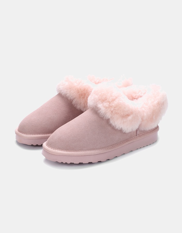 AusWooli Ugg Boots - Coogee Sheepskin Cozy Ankle Slippers