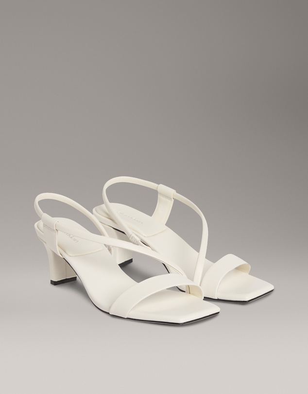 Calvin Klein - Leather Heeled Sandals