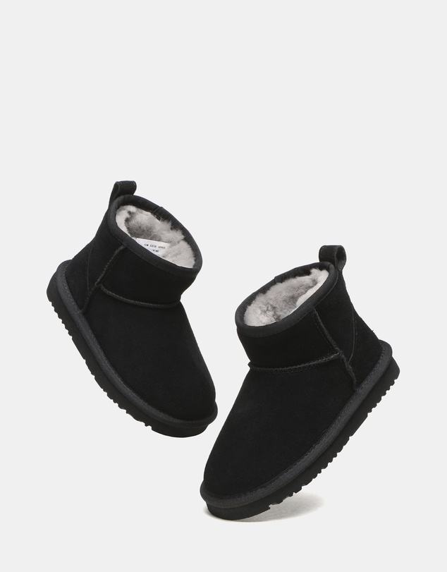 EVERAU - Australian Shepherd Ugg Noel Kids Mini Cow Suede Upper UGG Boots