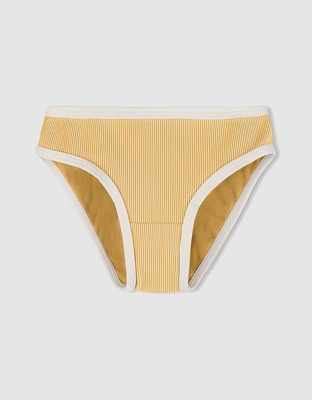Zulu & Zephyr Mini - Mini Stripe Rib Bikini Bottoms - Kids