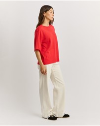 Toorallie - Extrafine Relaxed Knit Tee