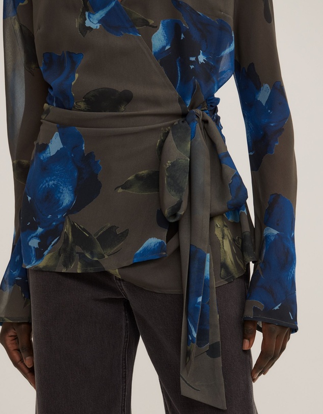 Witchery - Sheer Wrap Shirt