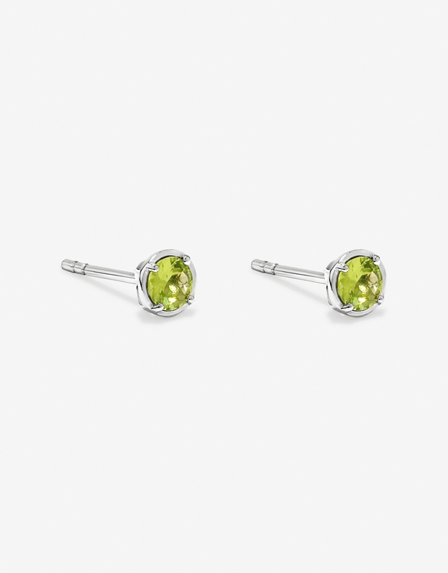 Michael Hill - Round Peridot Stud Earrings in Sterling Silver