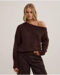 Witchery - Fluffy Asymmetric Knit
