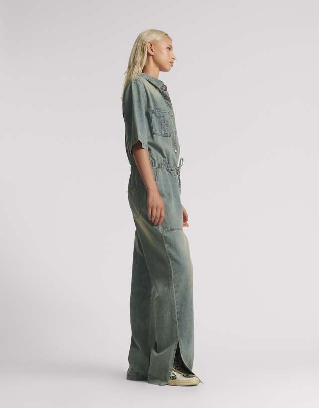 ONE TEASPOON - Veronica Denim Jumpsuit - Blue Sand