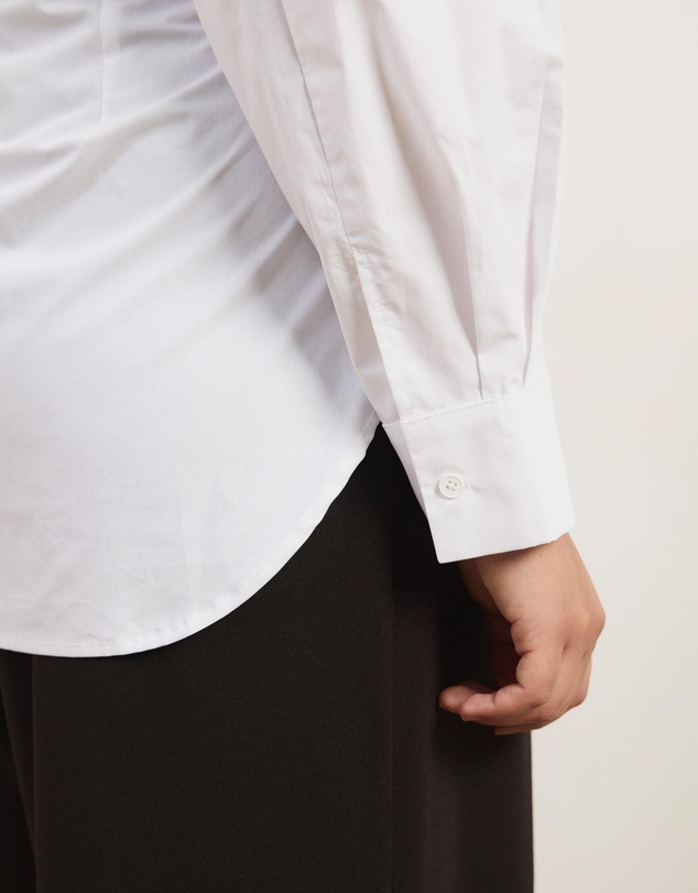 Atmos&Here Curvy - Kitt Cinched Waist Tie Wrap Shirt