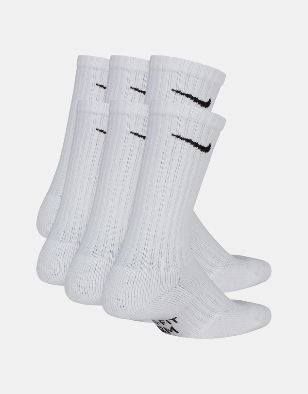 Nike - 6-Pack Cushioned Crew Socks - Teens