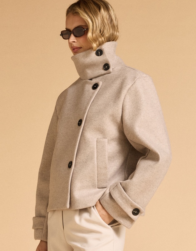 MVN - Short Funnel Neck Jacket