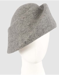 Max Alexander - Grey Winter Felt Designer Hat