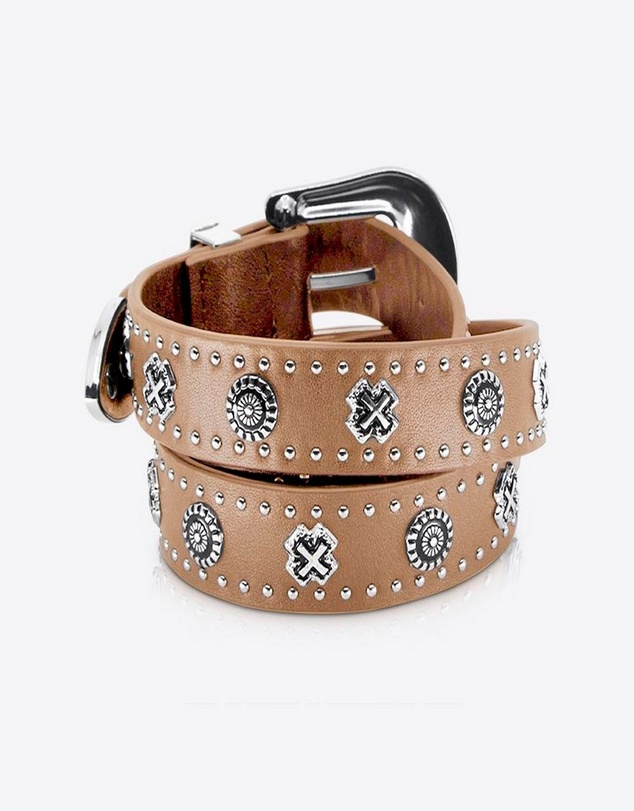 Sol Sana - Eastwood Belt Tan/Silver