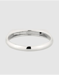 Kuzzoi - ICONIC EXCLUSIVE - Ring Male Signet Black Zirconia 925 Sterling Silver