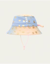 Huxbaby - Shell Foil Ombre Swim Hat - ICONIC EXCLUSIVE - Kids