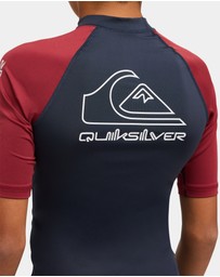 Quiksilver - Boys 8 to 16 On Tour Short Sleeve Rash Vest