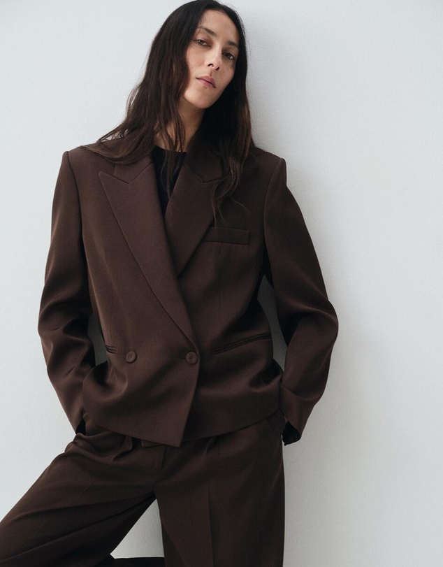 M.N.G - Double-Breasted Suit Jacket