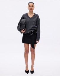 Minima Esenciales - Lorin Wool Cashmere V Neck