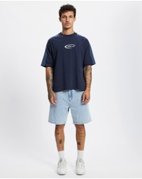 Thrills - Fusion Panel Box Fit Oversize Cropped Tee