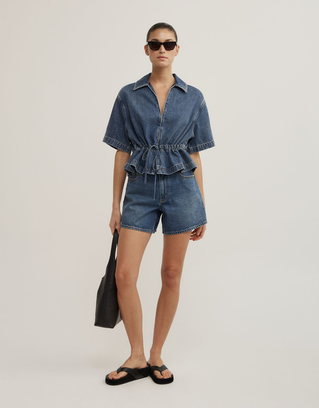Witchery - Bow Denim Shirt