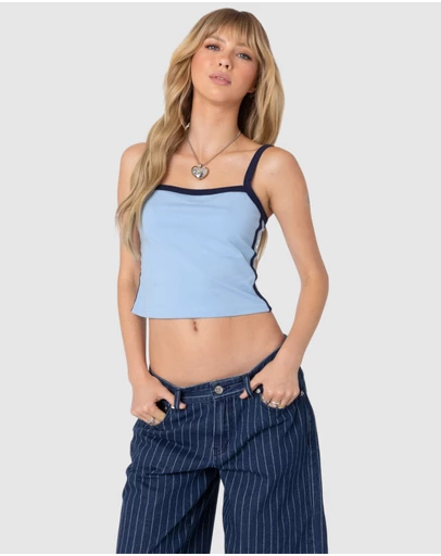 EDIKTED - Francesca Contrast Tank Top