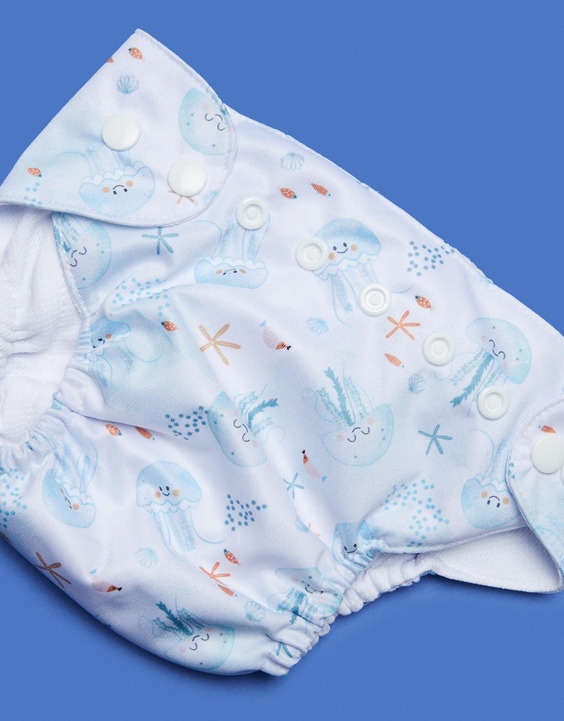 itti bitti - Reusable Swim Nappy + Small Double Pocket Wetbag - Babies-Kids