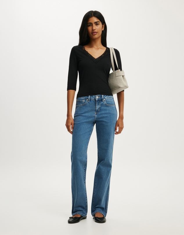 Cotton On - Stretch Slim Straight Jeans