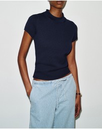 Reformation - Solene Cotton Sweater Tee
